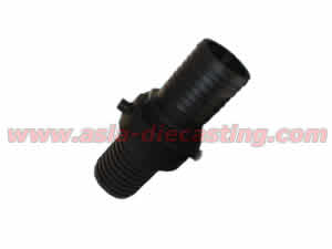 black hard anodized aluminum die cast quick coupling